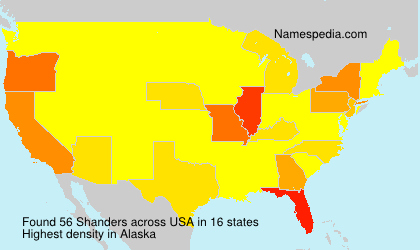 Surname Shanders in USA Surname Shanders in USA