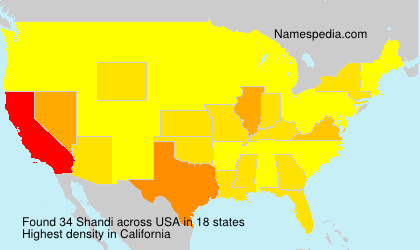 Surname Shandi in USA