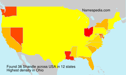 Surname Shandle in USA Surname Shandle in USA