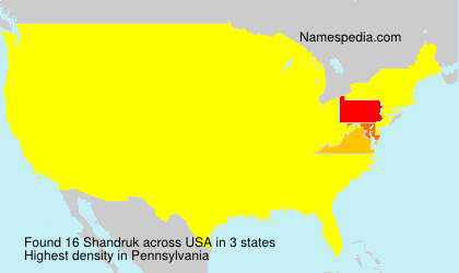 Surname Shandruk in USA Surname Shandruk in USA