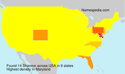 Surname Shaneor in USA Surname Shaneor in USA