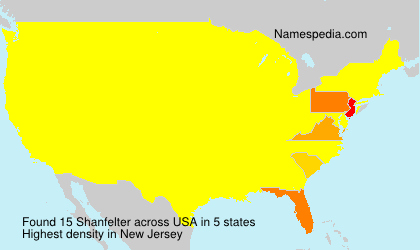 Surname Shanfelter in USA Surname Shanfelter in USA