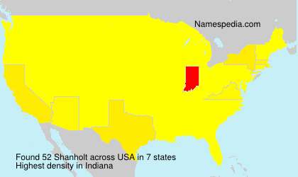 Surname Shanholt in USA Surname Shanholt in USA
