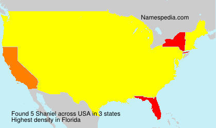 Surname Shaniel in USA Surname Shaniel in USA