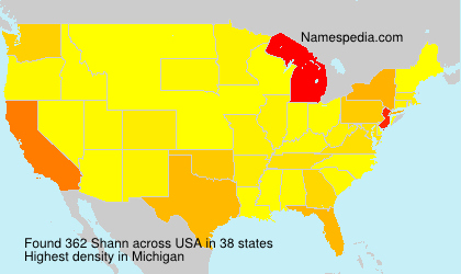 Surname Shann in USA Surname Shann in USA