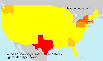 Surname Shanning in USA Surname Shanning in USA