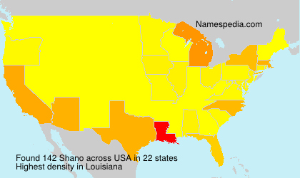 Surname Shano in USA Surname Shano in USA