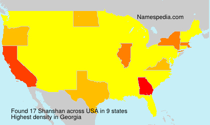 Surname Shanshan in USA Surname Shanshan in USA