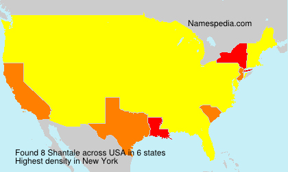 Surname Shantale in USA Surname Shantale in USA