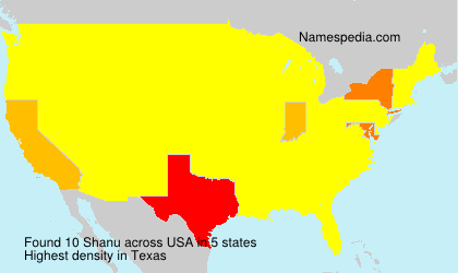 Surname Shanu in USA Surname Shanu in USA