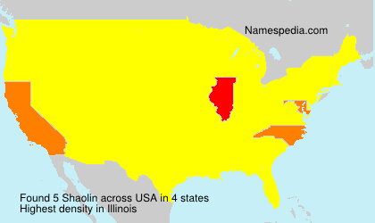 Surname Shaolin in USA Surname Shaolin in USA