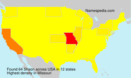 Surname Shaon in USA Surname Shaon in USA