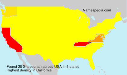 Surname Shapourian in USA Surname Shapourian in USA