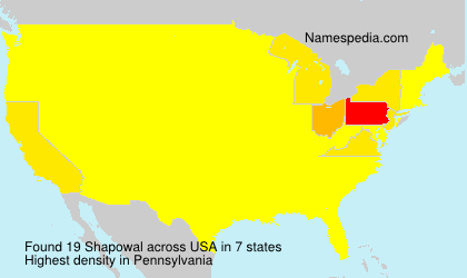 Surname Shapowal in USA Surname Shapowal in USA