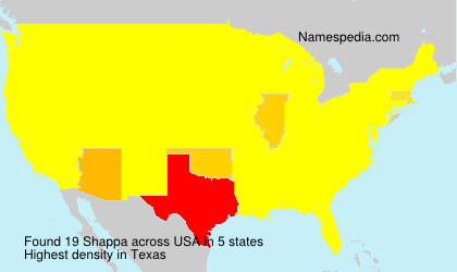Surname Shappa in USA Surname Shappa in USA