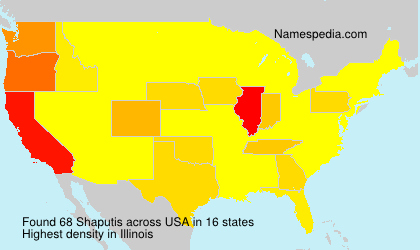 Surname Shaputis in USA Surname Shaputis in USA