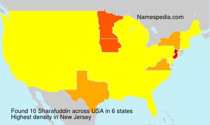 Surname Sharafuddin in USA Surname Sharafuddin in USA