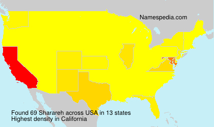 Surname Sharareh in USA Surname Sharareh in USA