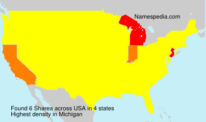 Surname Sharea in USA Surname Sharea in USA