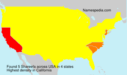 Surname Shareefa in USA Surname Shareefa in USA