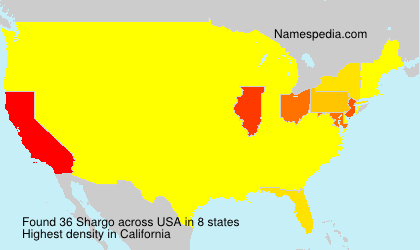 Surname Shargo in USA Surname Shargo in USA