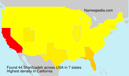 Surname Sharifzadeh in USA Surname Sharifzadeh in USA