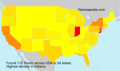 Surname Sharin in USA Surname Sharin in USA
