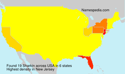 Surname Sharkin in USA Surname Sharkin in USA