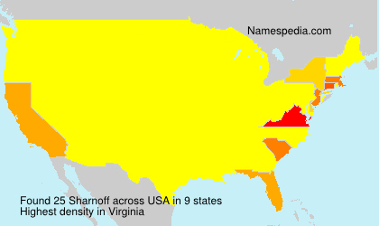 Surname Sharnoff in USA Surname Sharnoff in USA