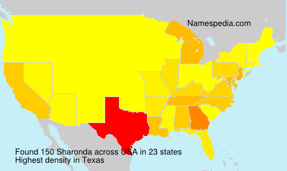 Surname Sharonda in USA