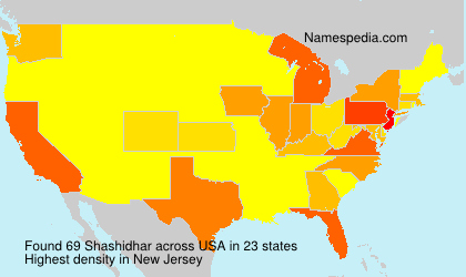 Surname Shashidhar in USA Surname Shashidhar in USA