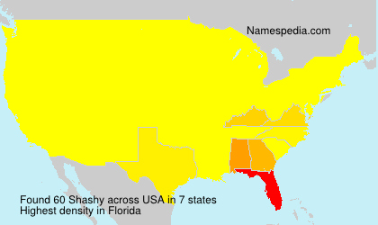Surname Shashy in USA Surname Shashy in USA