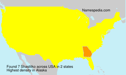 Surname Shastitko in USA Surname Shastitko in USA
