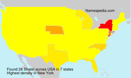 Surname Shatel in USA Surname Shatel in USA