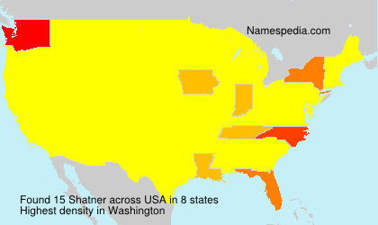 Surname Shatner in USA Surname Shatner in USA