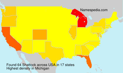 Surname Shattock in USA Surname Shattock in USA