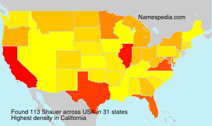 Surname Shauer in USA Surname Shauer in USA