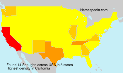 Surname Shaughn in USA Surname Shaughn in USA