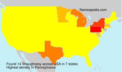 Surname Shaughnesy in USA Surname Shaughnesy in USA