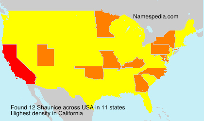 Surname Shaunice in USA Surname Shaunice in USA