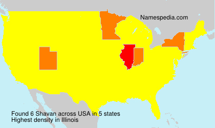 Surname Shavan in USA Surname Shavan in USA