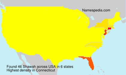 Surname Shawah in USA Surname Shawah in USA