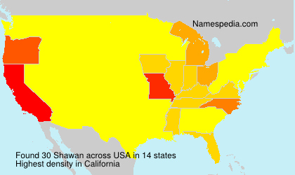 Surname Shawan in USA Surname Shawan in USA
