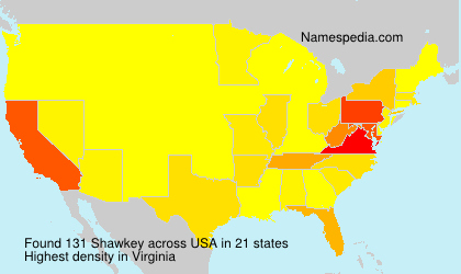 Surname Shawkey in USA Surname Shawkey in USA