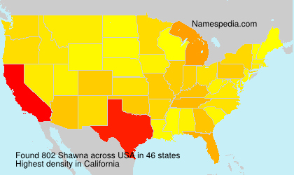 Surname Shawna in USA Surname Shawna in USA