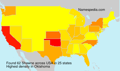 Surname Shawne in USA Surname Shawne in USA