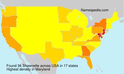 Surname Shawnette in USA Surname Shawnette in USA