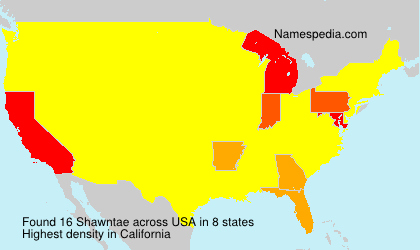 Surname Shawntae in USA Surname Shawntae in USA