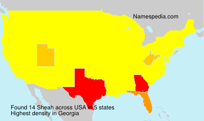 Surname Sheah in USA Surname Sheah in USA