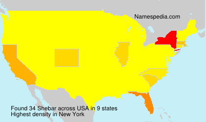 Surname Shebar in USA Surname Shebar in USA